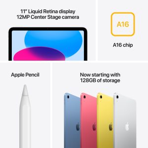 iPad 11″ (A16) WiFi  128GB  Rose