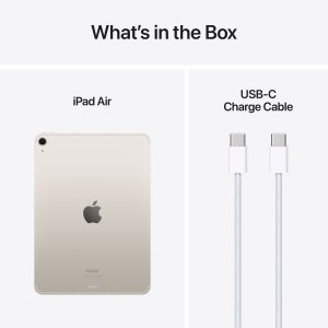 iPad Air 11″ M2  WiFi + Cellular 1TB  Lumiere Stellaire