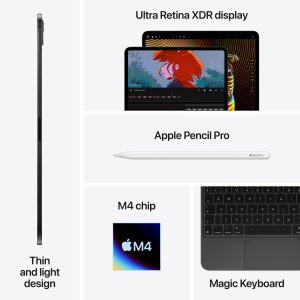 iPad Pro 13″ M4  WiFi 256GB  Noir Sideral